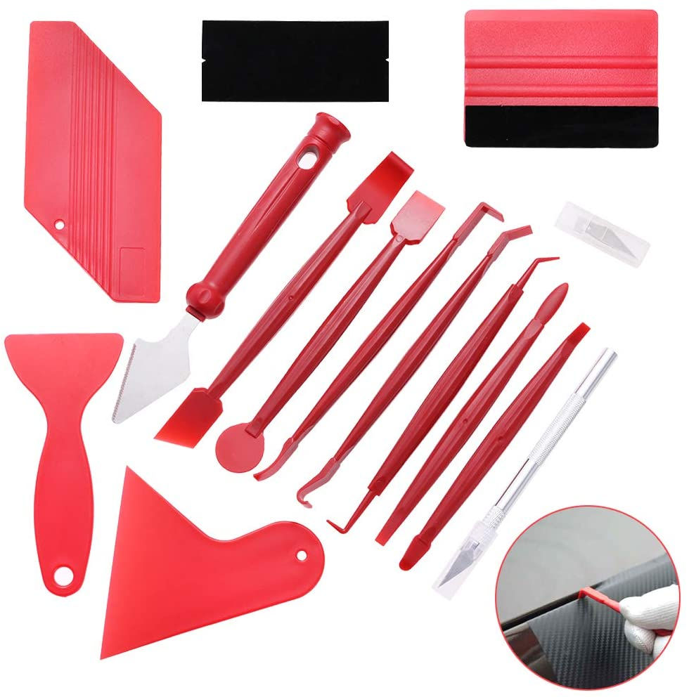 Outils de Film de Voiture, Kit de Pose pour Vinyl Professionnel avec Outil de Ga