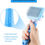 Miniature : Brosse Chiens Chats, Autonettoyante Brosse poils morts pour chat chien, Enlèveme