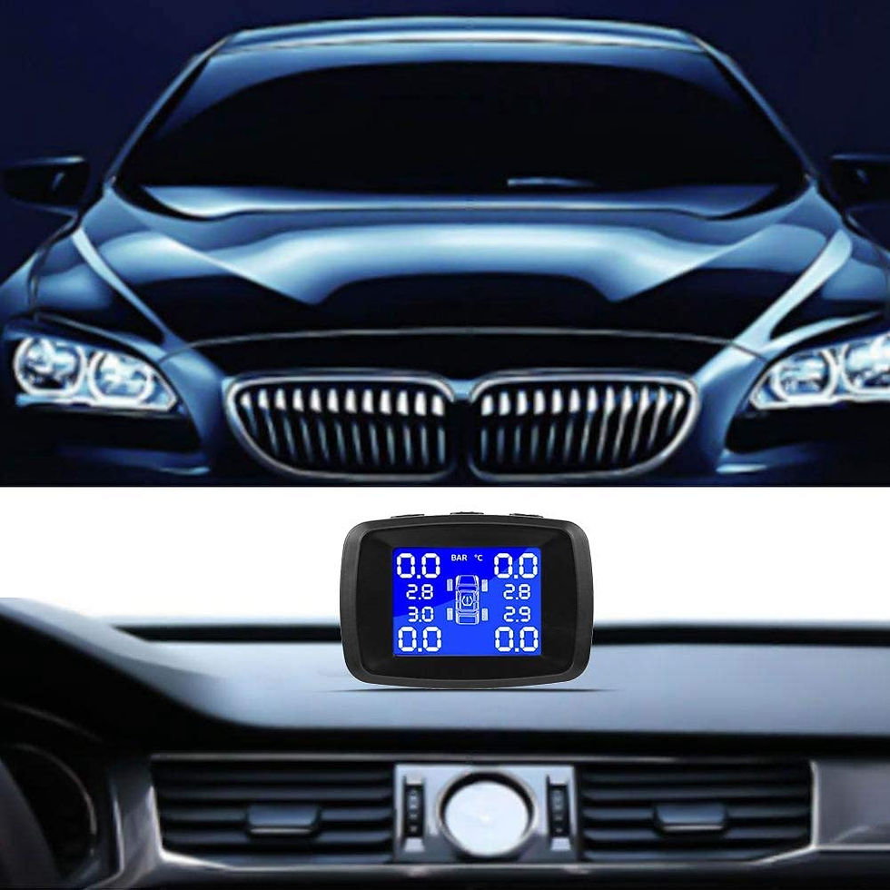 Miniature : Système de Surveillance de la Pression des Pneus de voiture, Moniteur LCD Allume