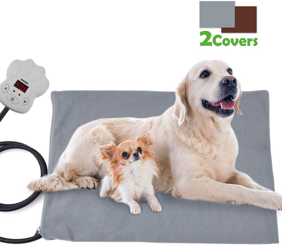 Coussin Chauffant Électrique Chien & Chat, Couverture Chauffante pour Chien Chat