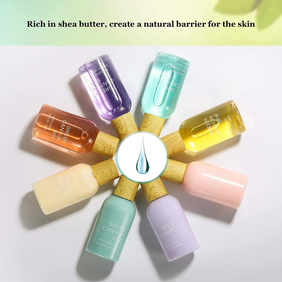 Miniature : Coffret de bain, Green Canyon Spa 8PCS Gel Bain et Douche & Lotion pour le Corps