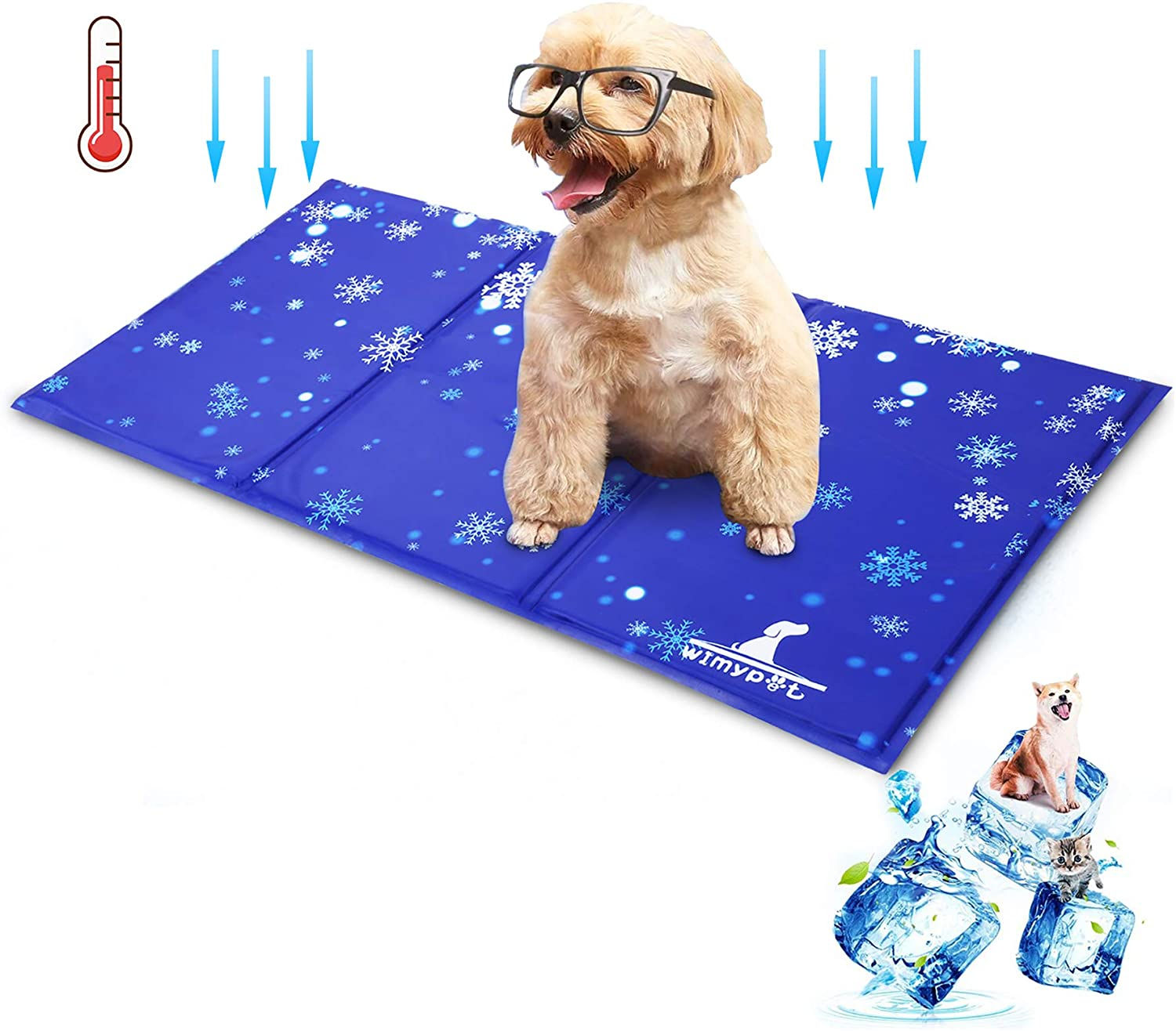 Tapis rafraîchissant pour Chien, Grand Tapis rafraîchissant Refroidissement pou