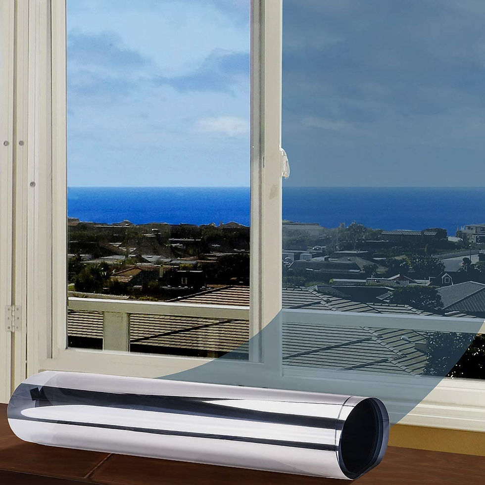 Film Miroir Fenêtre sans Tain, Opaque Film de Protection Anti-UV Anti-Regard Con