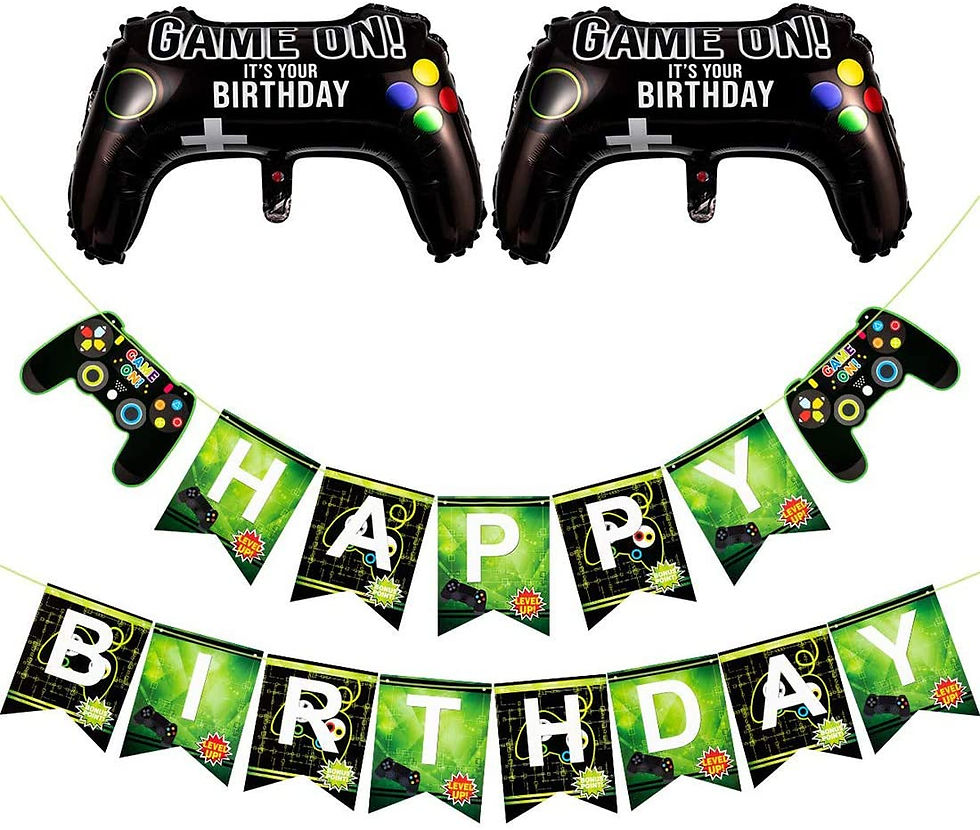 Miniature : Fournitures de Jeux vidéo, Décoration de fête d'anniversaire de Jeu, Bannière de