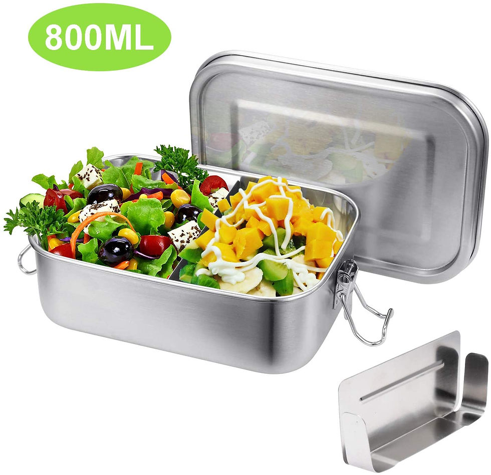 Miniature : Lunch Box Acier Inoxydable Bento boîte 1200ml capacité de boîte à bento pour r