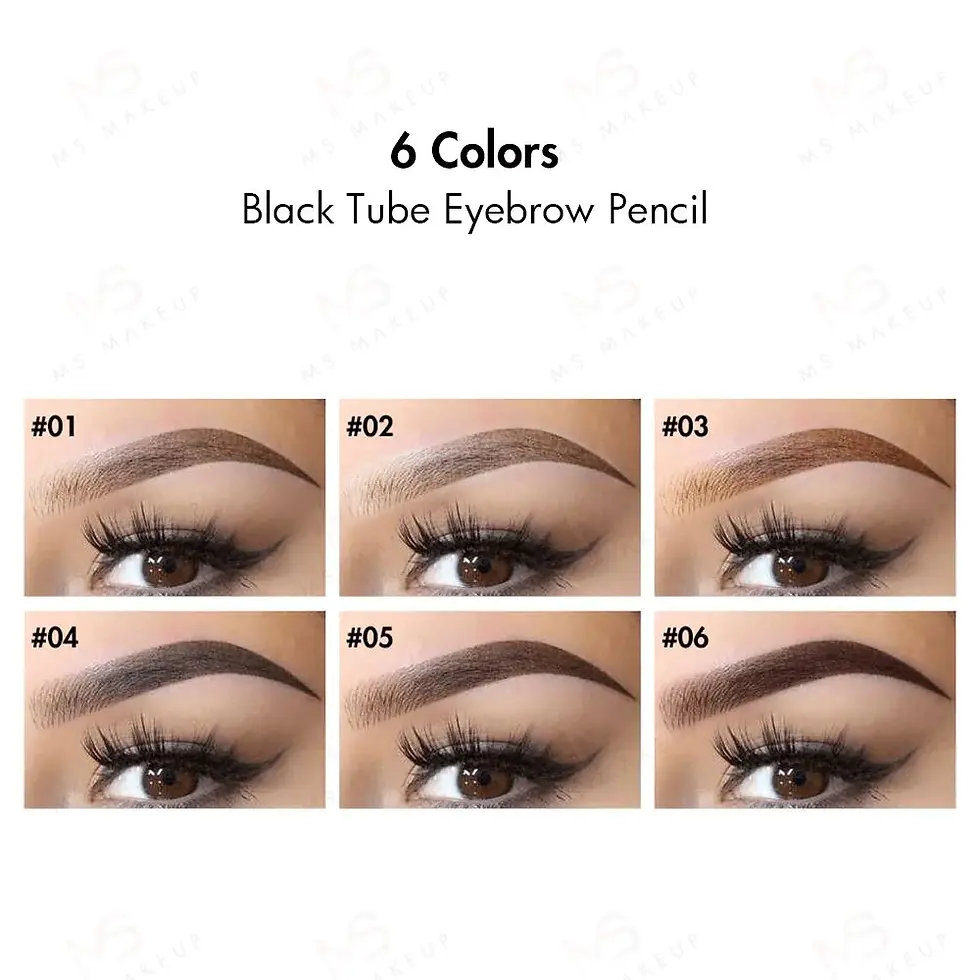 Thumbnail: Black Tube ( Soft Brown) Eyebrow Pencil -03
