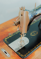Alte Nähmaschine im Atelier Marillon Leipzig