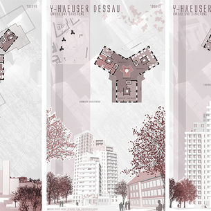 Wohnhochhaus Dessau | Wettbewerb (Platz 1)