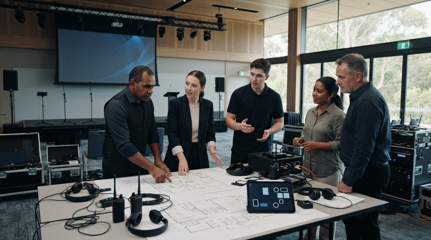 Working with a Venue’s In-House AV Team: Practical Guide