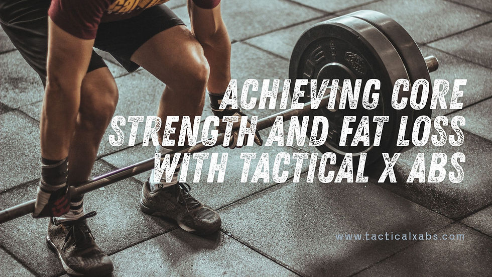 Achieving Core Strength and Fat Loss with Tactical X Abs