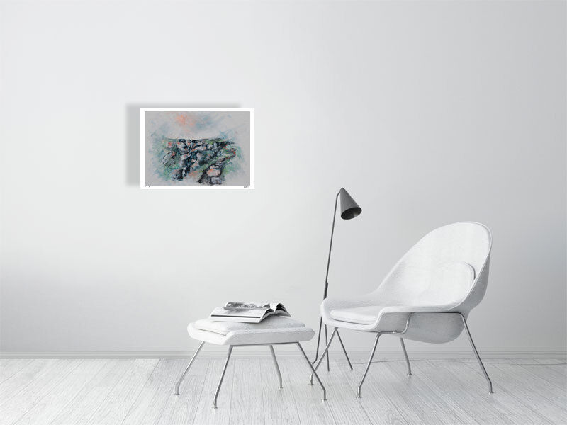 Thumbnail: Expressive and atmospheric painting of Loch Coire Mhic Fhearchair in the misty Scottish Highlands. Original and prints.