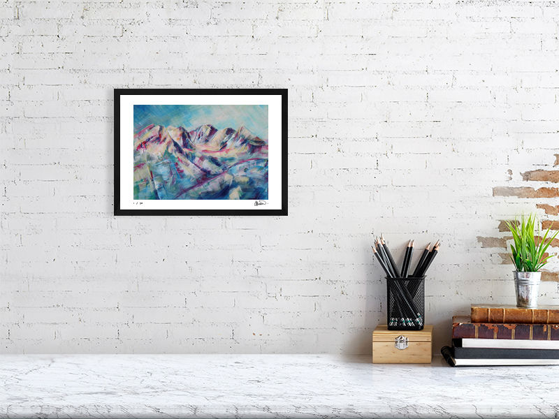 Thumbnail: The energy and beauty of the Scottish Highlands captured in this expressive painting. Original and prints available to buy.