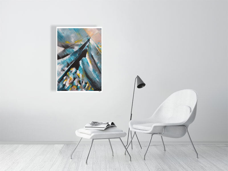 Thumbnail: Helvellyn Painting. Lake District impressionist mountain landscape paintings. Limited edition fine art print