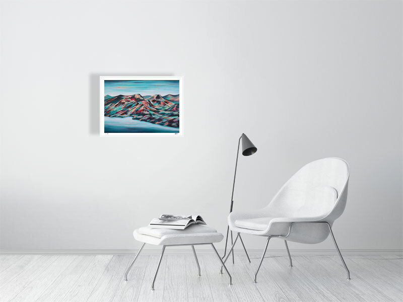 Thumbnail: Catbells Painting. Lake District impressionist mountain landscape paintings. Limited edition fine art print