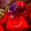 Thumbnail: Black & Silver skull on Red LED base