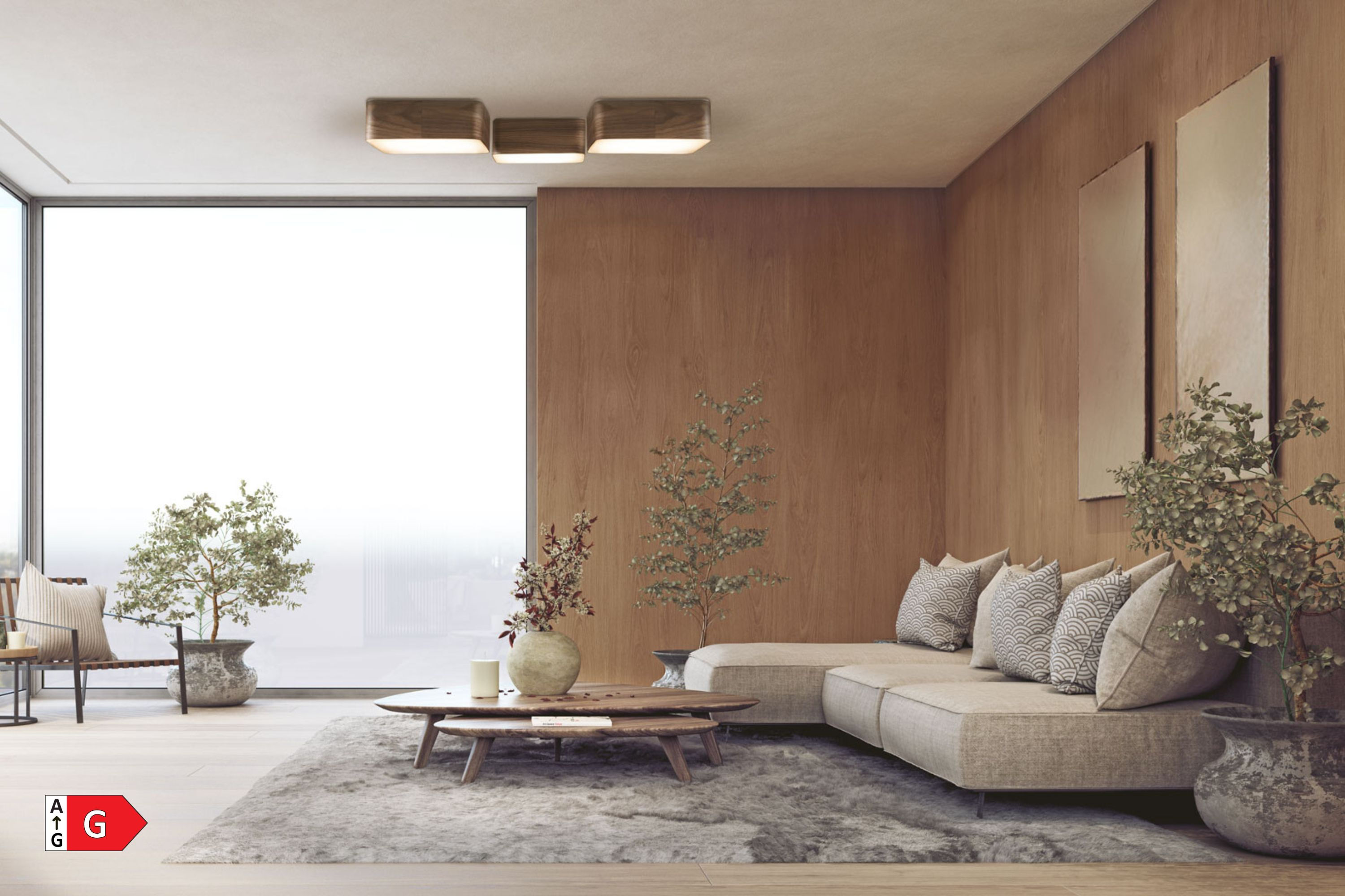 Cube Wall & Ceiling Lamp