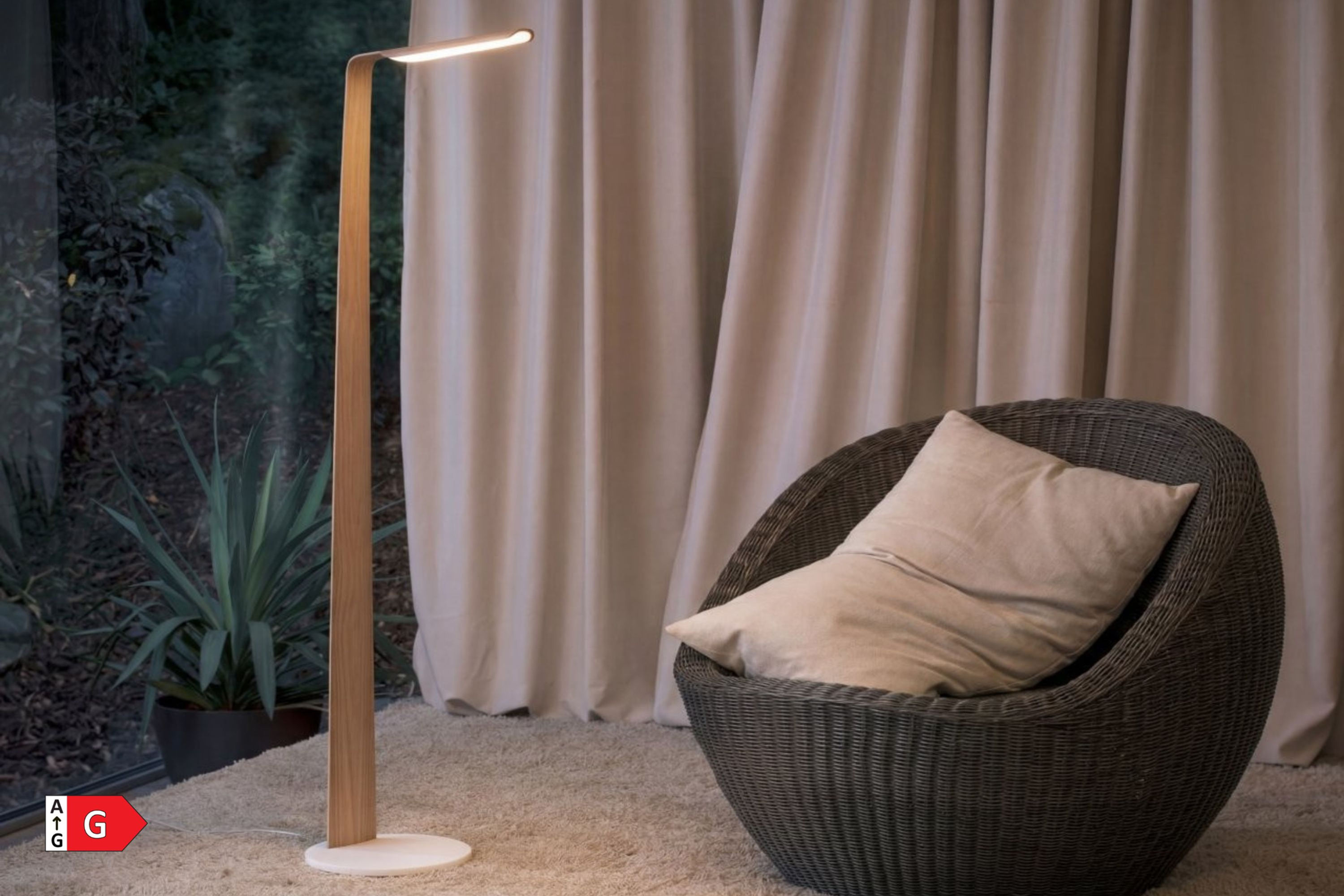 Swan Floor Lamp