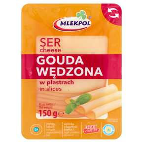 Miniatura: Ser żółty Mlekpol plastry 150 g (fromage en tranche