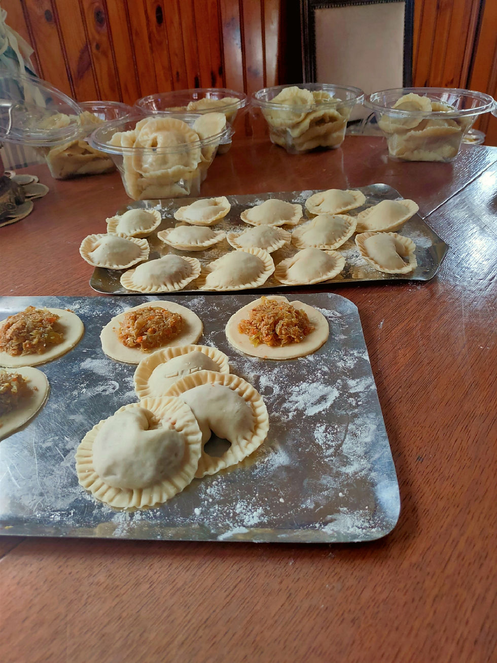 Miniature : 🥟 Pierogi domowe – różne smaki / Pierogi maison – plusieurs saveurs