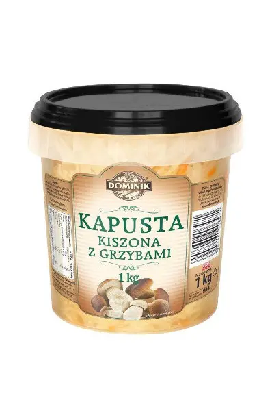 Kapusta Kiszona z Grzybami / Choucroute aux Champignons Forestiers