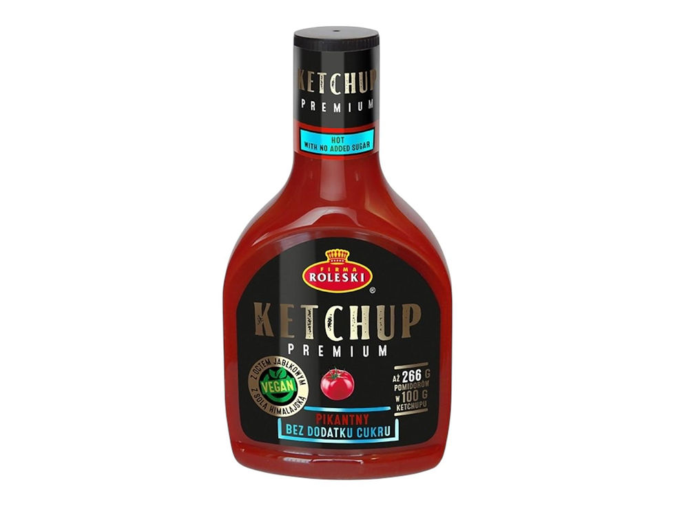 Миниатюра: 🍅 Ketchup Premium ROLESKI – różne warianty, czysty skład, bez cukru