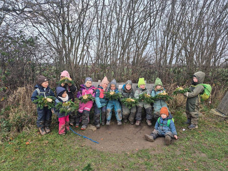 Wenn der Winter den Wald- und Naturkindergarten Geltinger Birk e.V. verzaubert