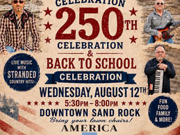 Town of Sand Rock to Host America 250 Celebration and Back-to-School Bash Aug. 12