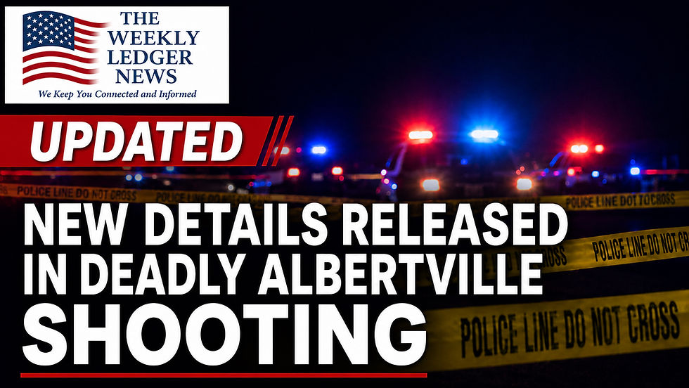 UPDATE: New Details Released in Deadly Sunday Morning Albertville Shooting