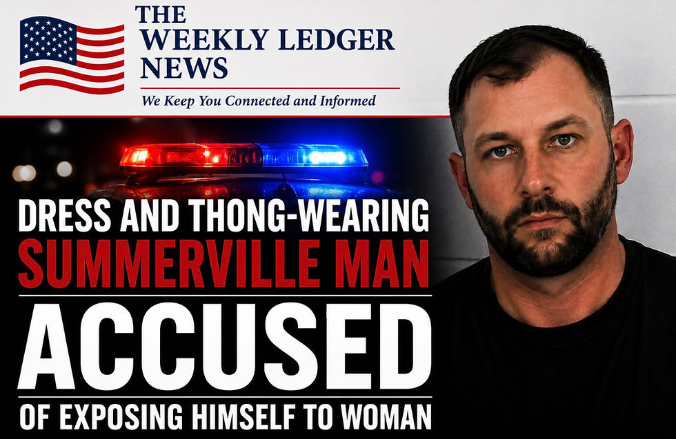 Dress and Thong-Wearing Summerville Man Accused of Exposing Himself to Woman at Rome Movie Theater