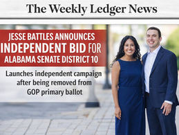 INDEPENDENT BID: Jesse Battles Continues Senate District 10 Campaign After Primary Ballot Removal