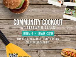 Community Cookout at Terrapin Creek