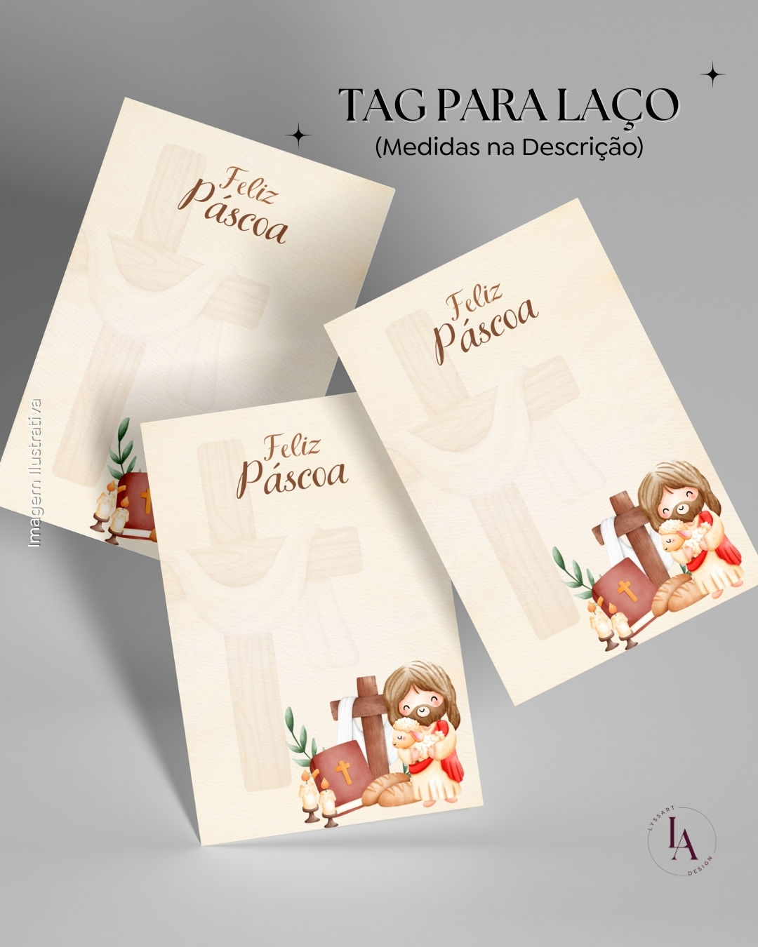 Arquivo Tag Para Laço (PÁSCOA CRISTÃ 2026.3) - Lyssart