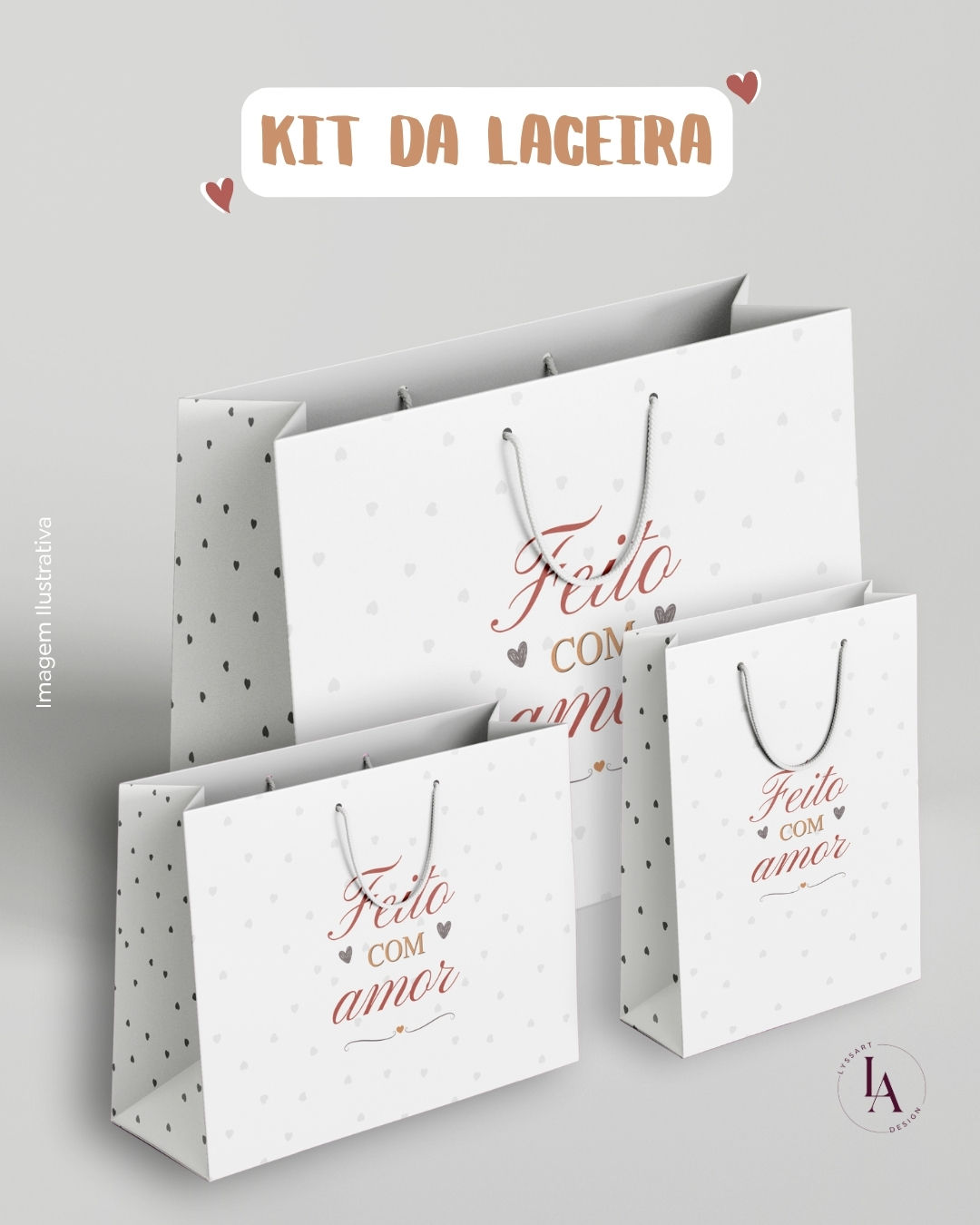 Arquivo Kit Sacolinhas 'Kit da Laceira' - Lyssart