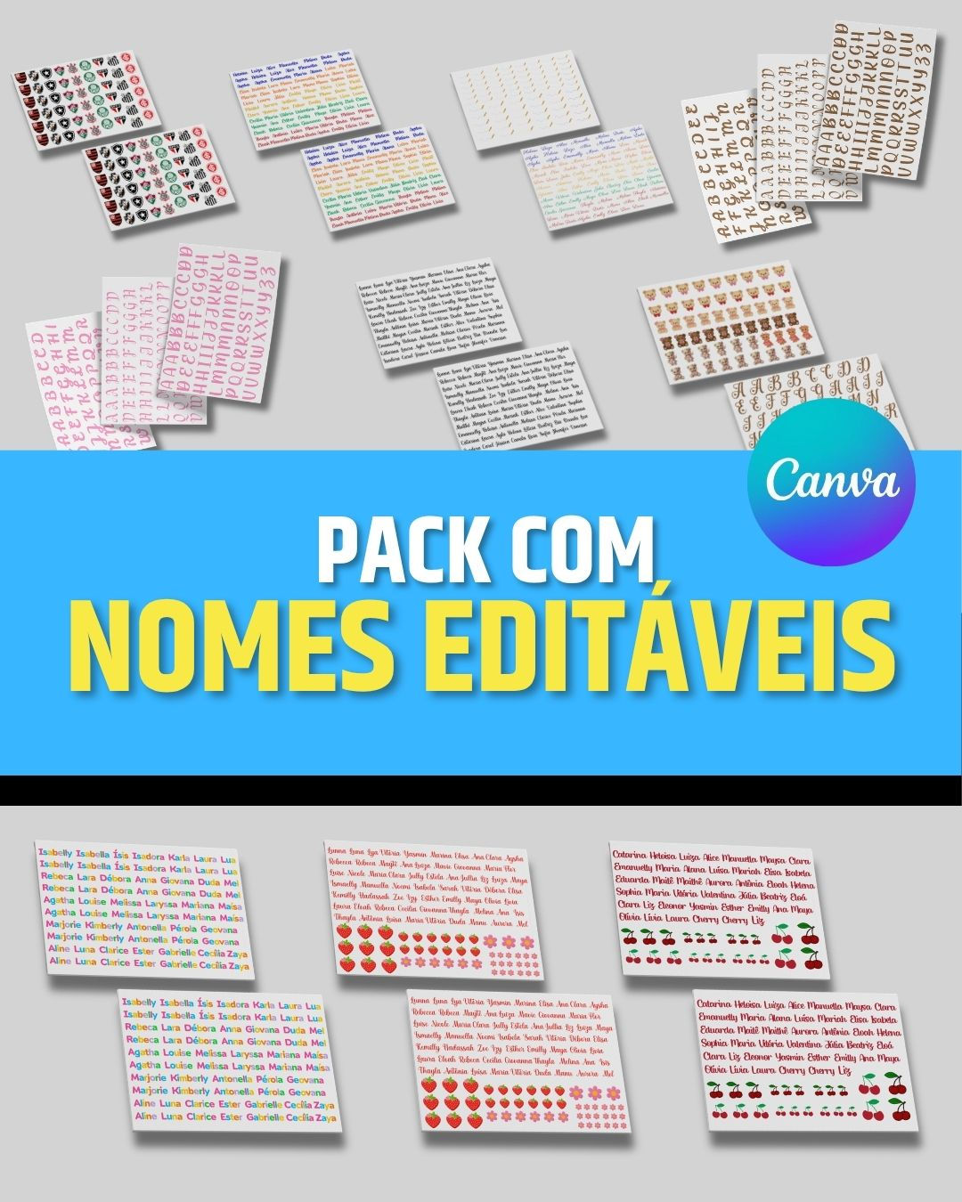 PACK NOMES EDITÁVEIS - Lyssart
