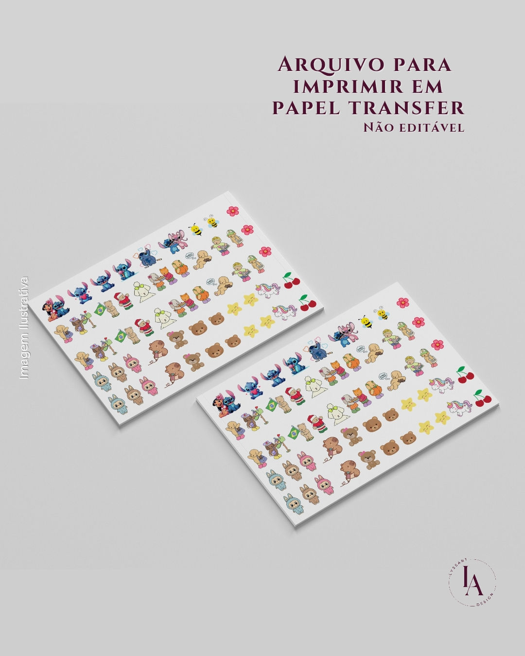 Arquivo Desenhos P/ Transfer