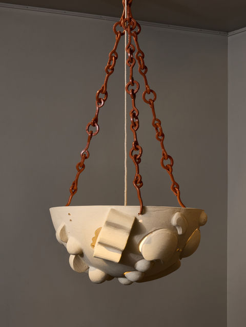 Olivia Cognet, ceramic, lamp, light, chandelier, design, sculpture, interior, interior design, handmade, madeinfrance, clay, pottery, artist, details