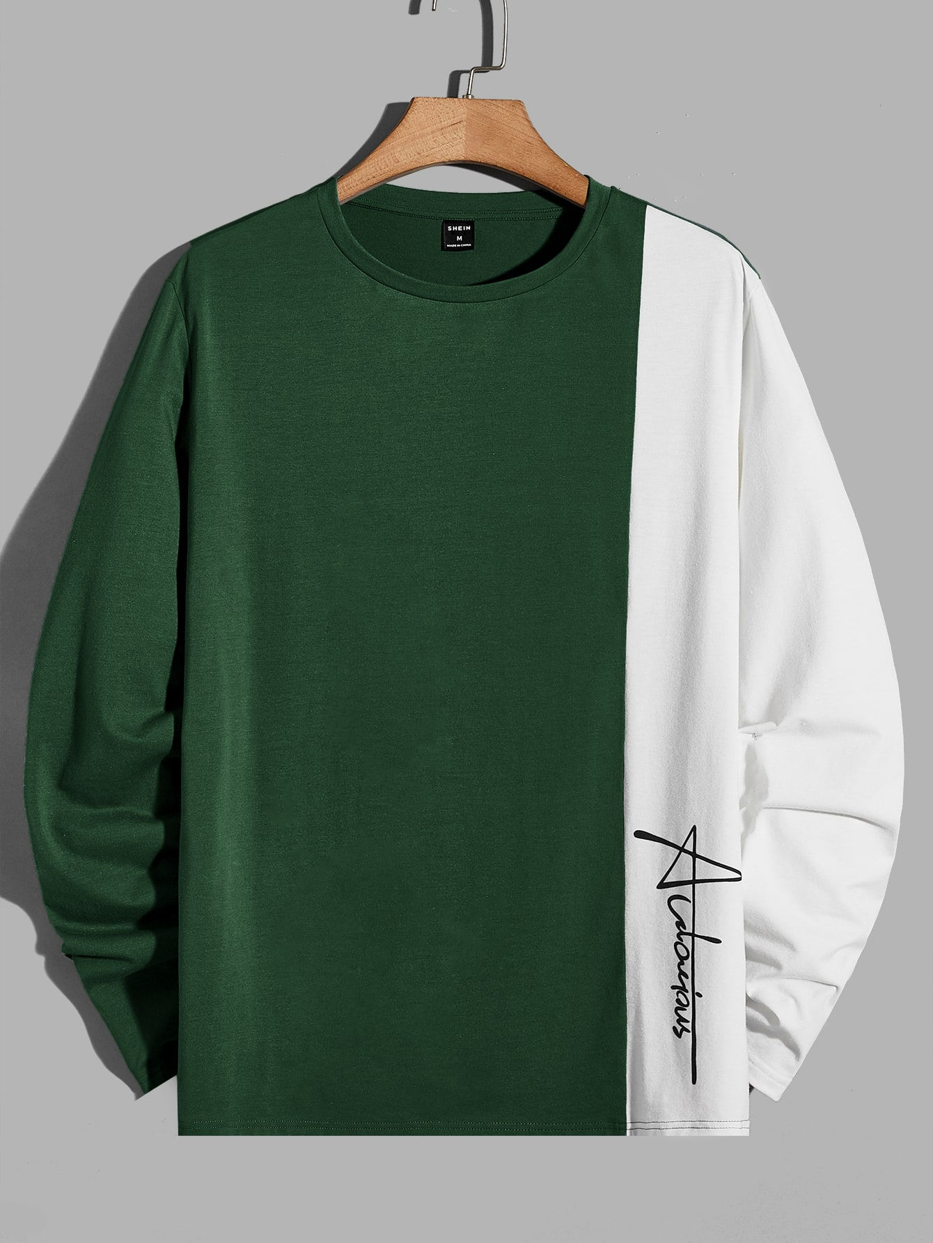 Manfinity Homme Männer T-Shirt mit Buchstaben Grafik