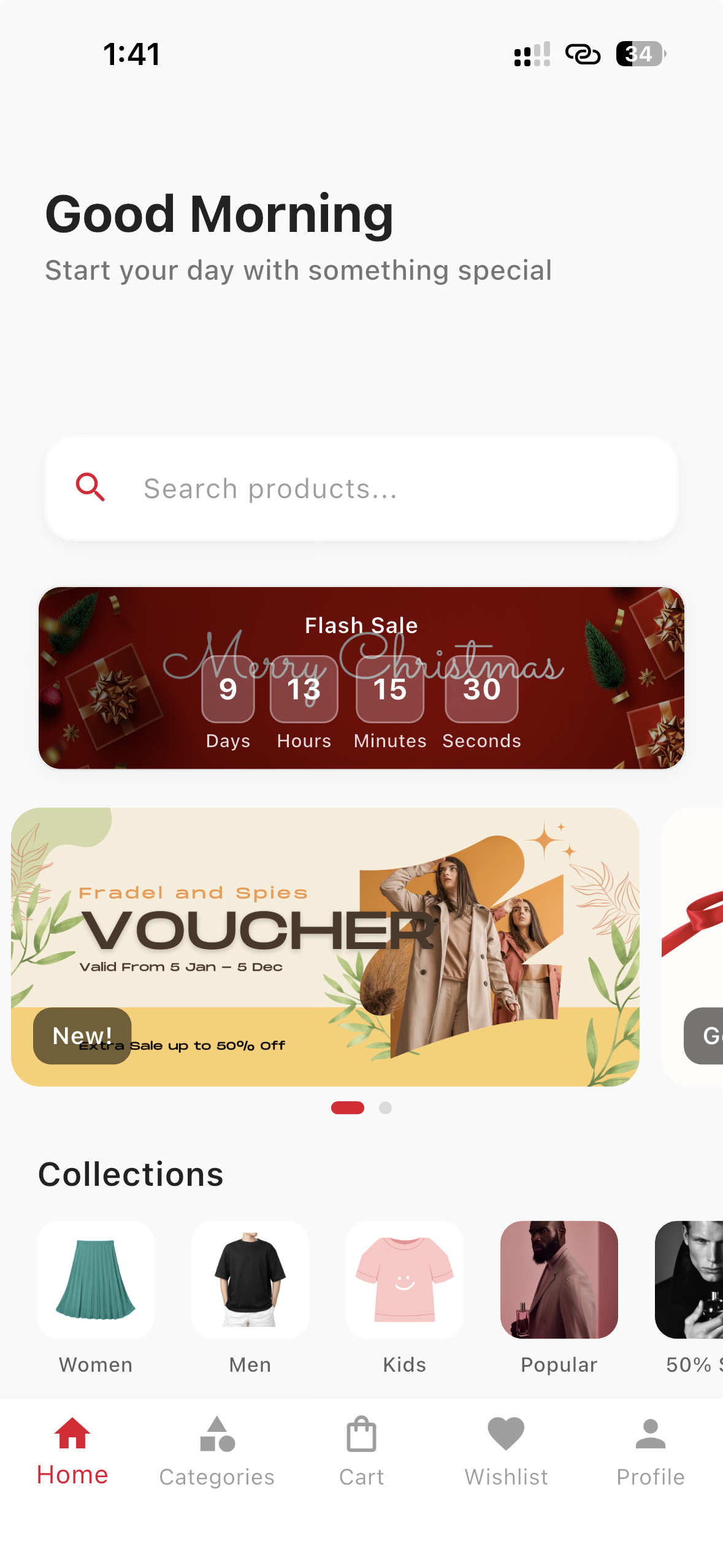 Good Morning start your day with something special, Home, search products shoplaty
