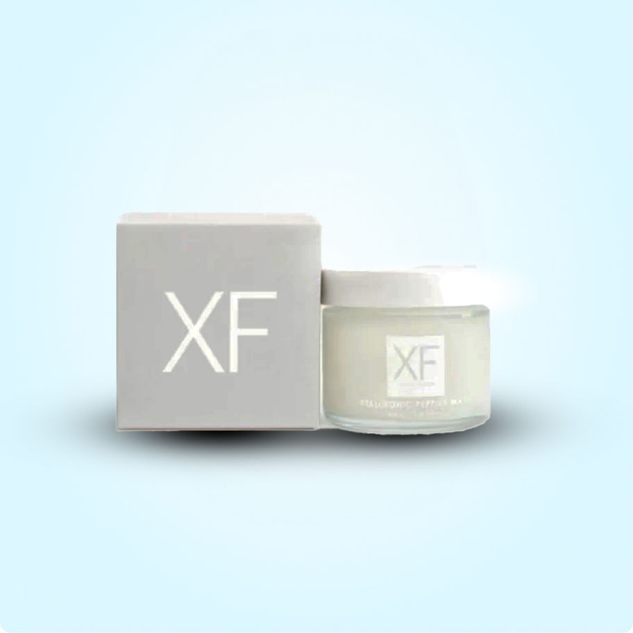 XF skincare cream jar
