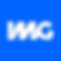 IMG logo in white on a blue background