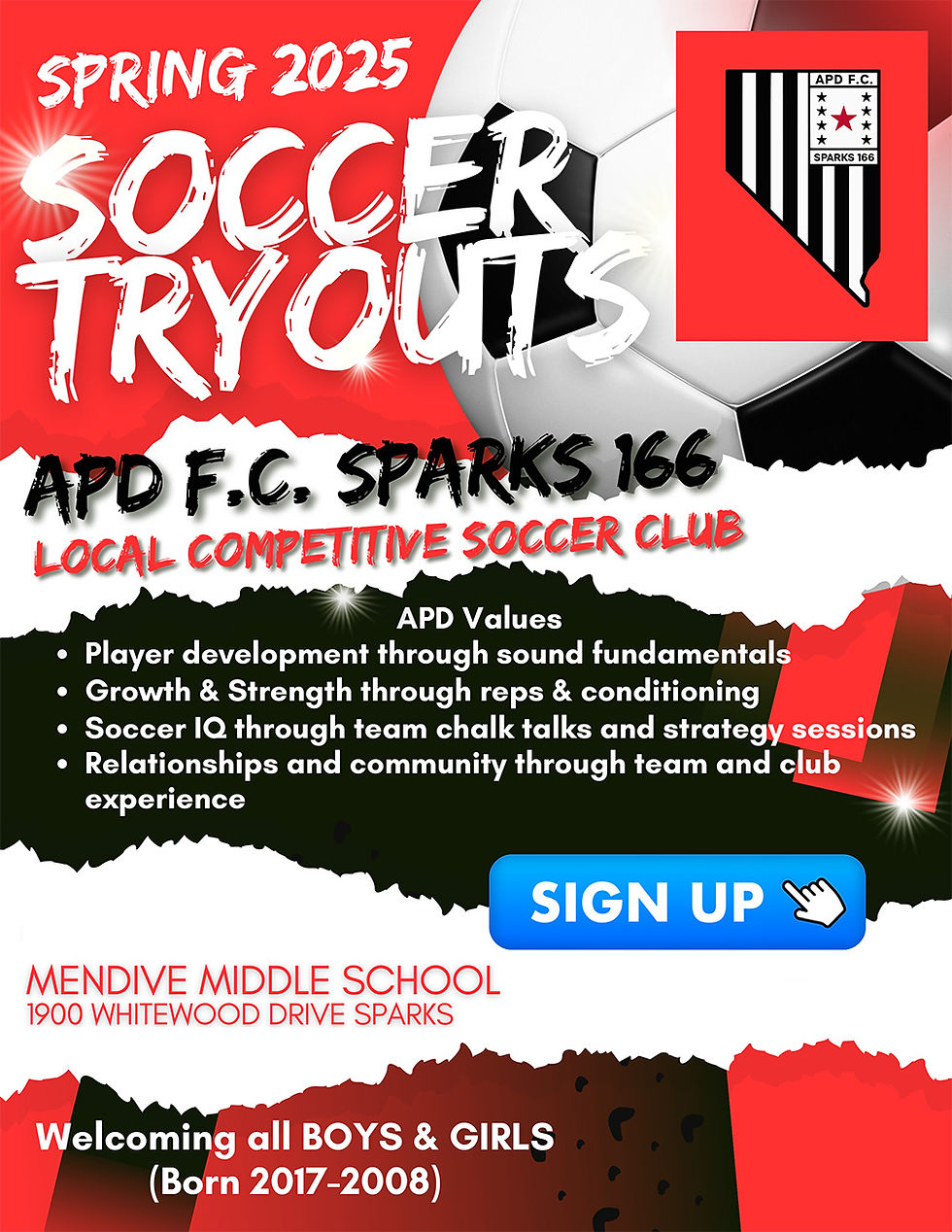 2025 APD F.C. Tryouts