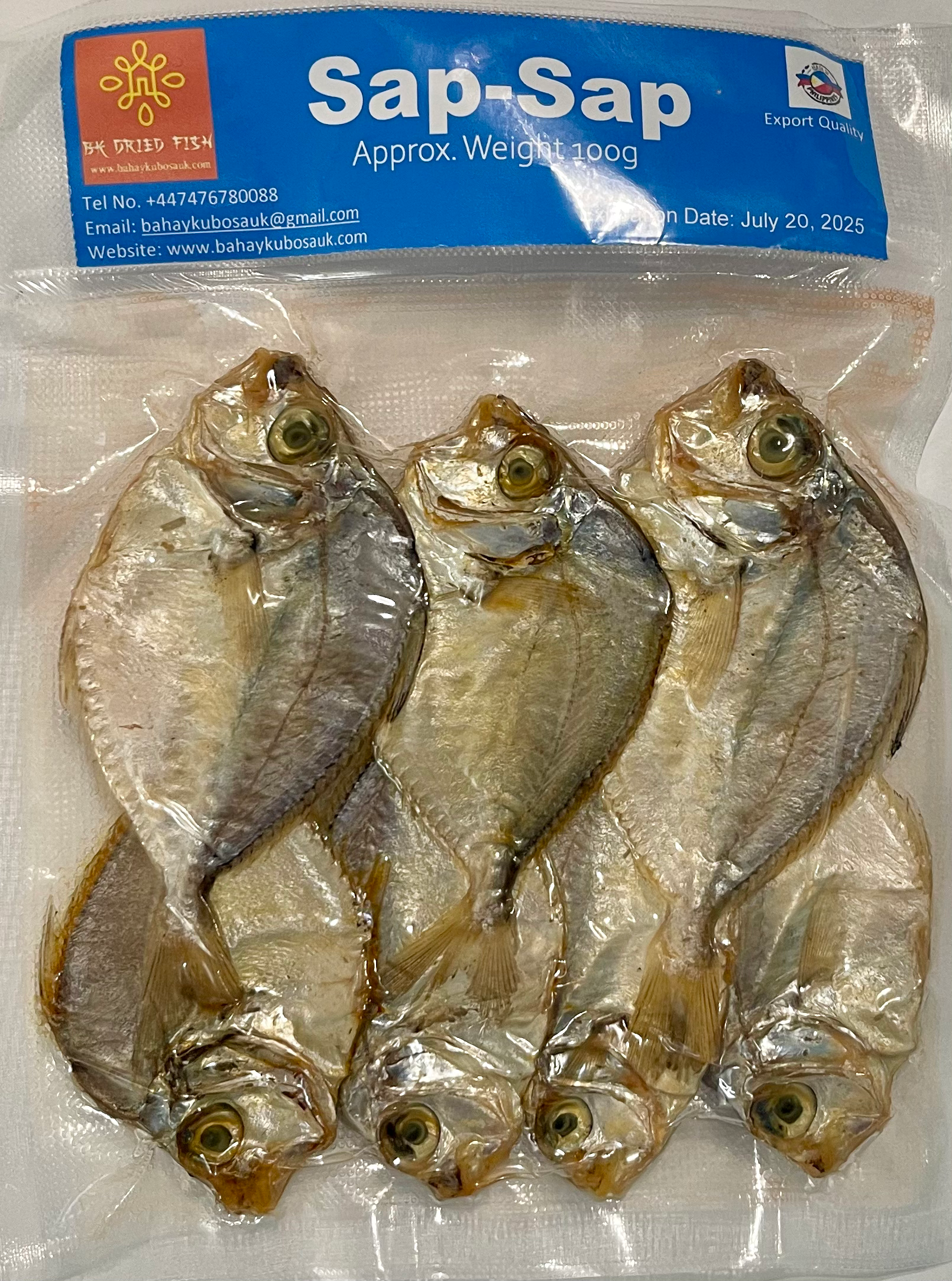 Sap Sap Dried Fish 100g