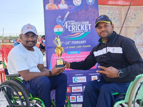 अनामप्रेम स्पायनल कॉर्ड इंजुरी सेंटरच्या गणेश बावस्कर याची महाराष्ट्र राज्याच्या T20 क्रिकेट संघात निवड