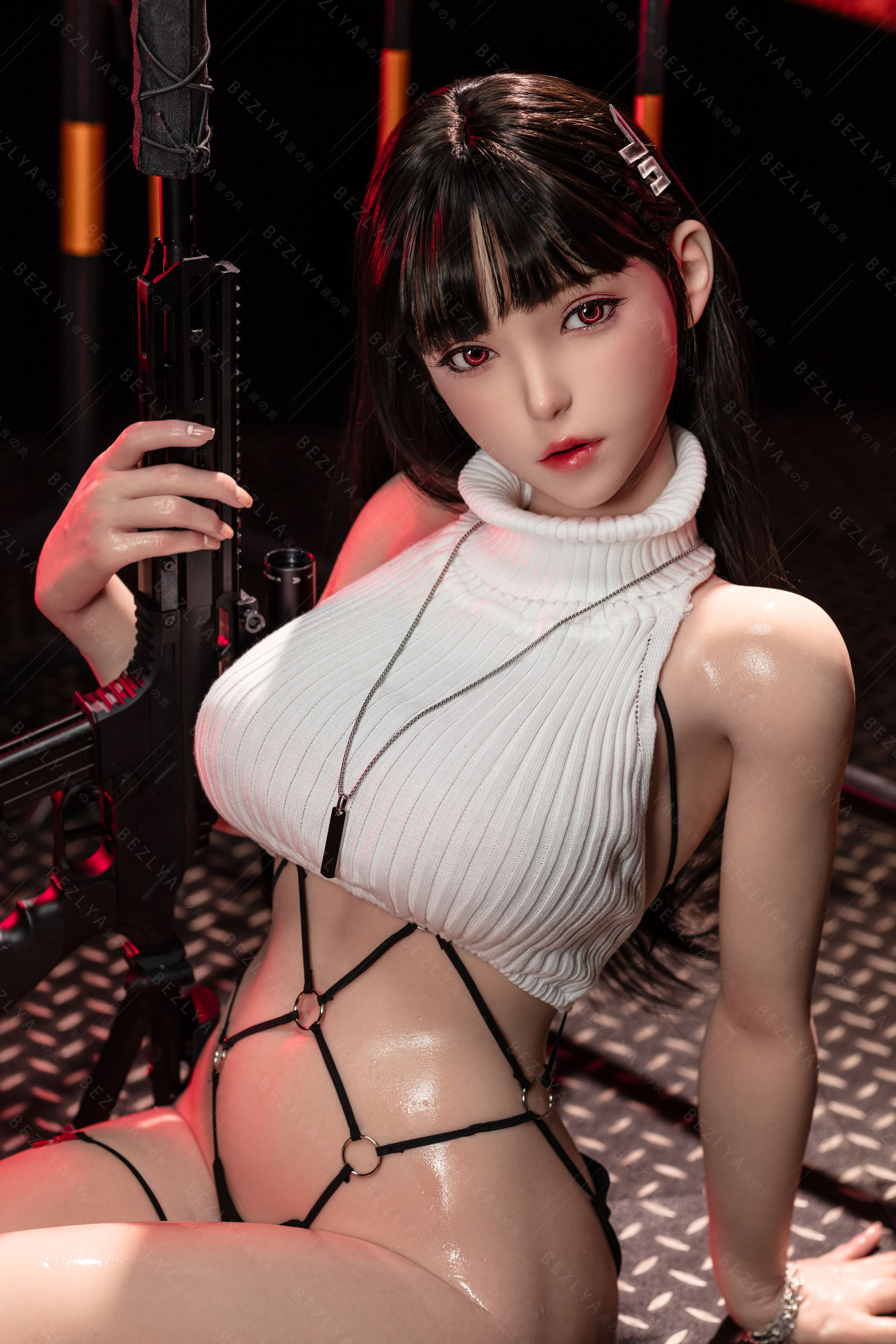 BEZLYA彼之良娃娃-(#0386)紫羅蘭3號妝-155M cm C罩杯 2.2CF-(全矽膠)
