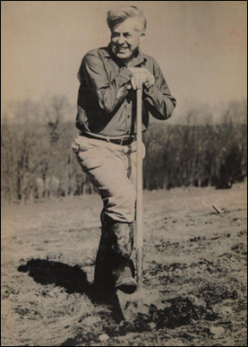 Wallace on his Iowa Farm