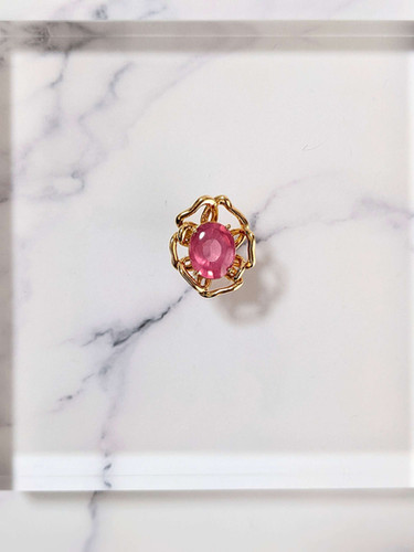 K18ピンクスピネルペンダント (トップのみ) | YukoYagi Jewelry