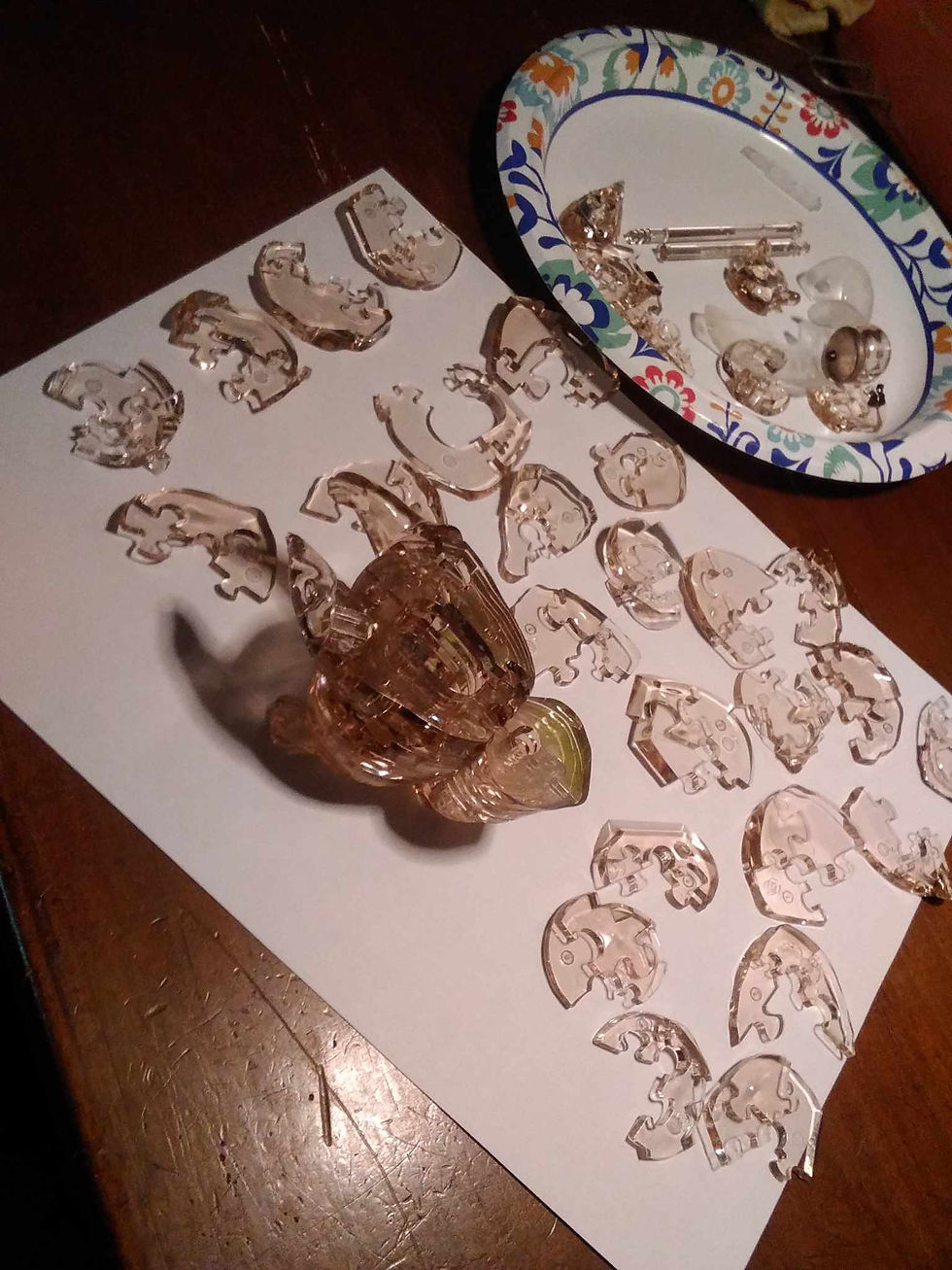 3d squirrel puzzle pieces