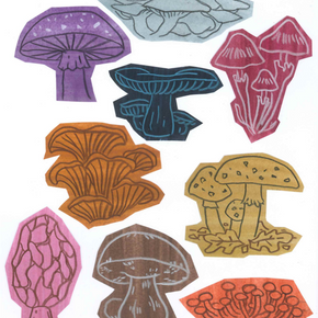 mushroom stickers