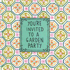 Garden party invite