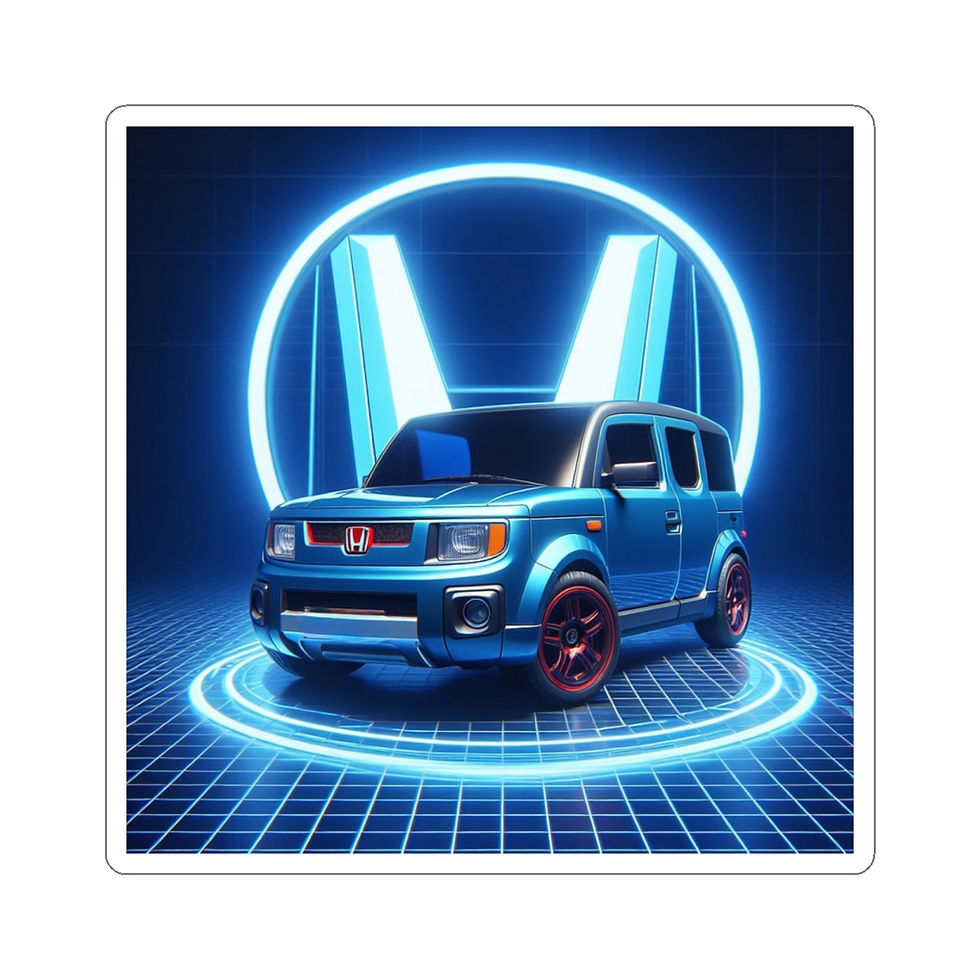 Thumbnail: Blue Honda Element Sticker — Decal